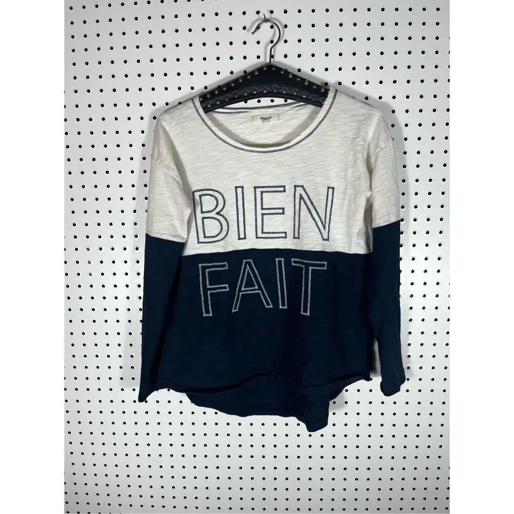 Madewell Bien Fait sweatshirt size xs
